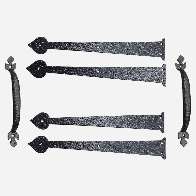 Decorative Garage Door Hardware Kits (Carriage Style Handles & Hinges)
