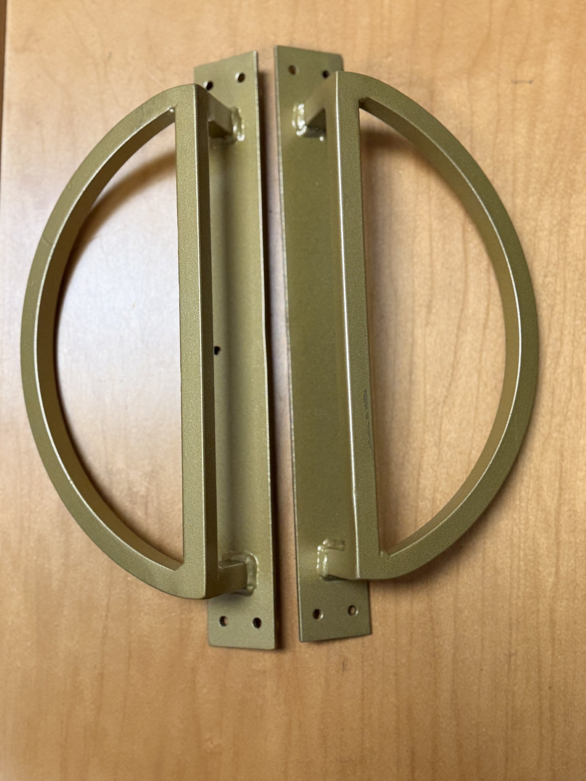 CLEARANCE Modern Circular Door Pulls for Interior or Exterior Doors - sold as pair