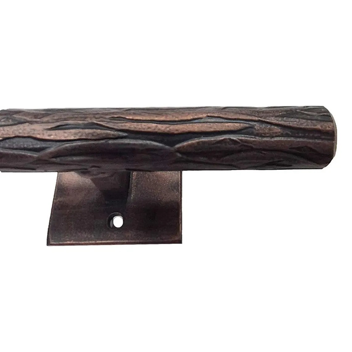 Tree Branch Door Pull #2 - - 12" handle, 2 mount plates - Multiple Finishes Available