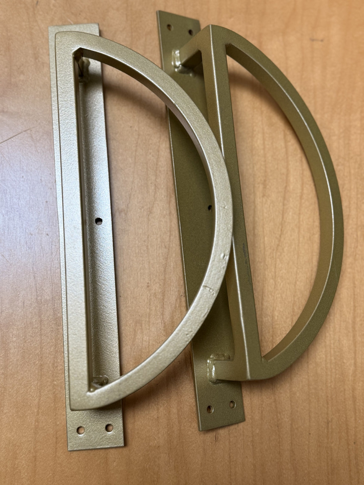 CLEARANCE Modern Circular Door Pulls for Interior or Exterior Doors - sold as pair