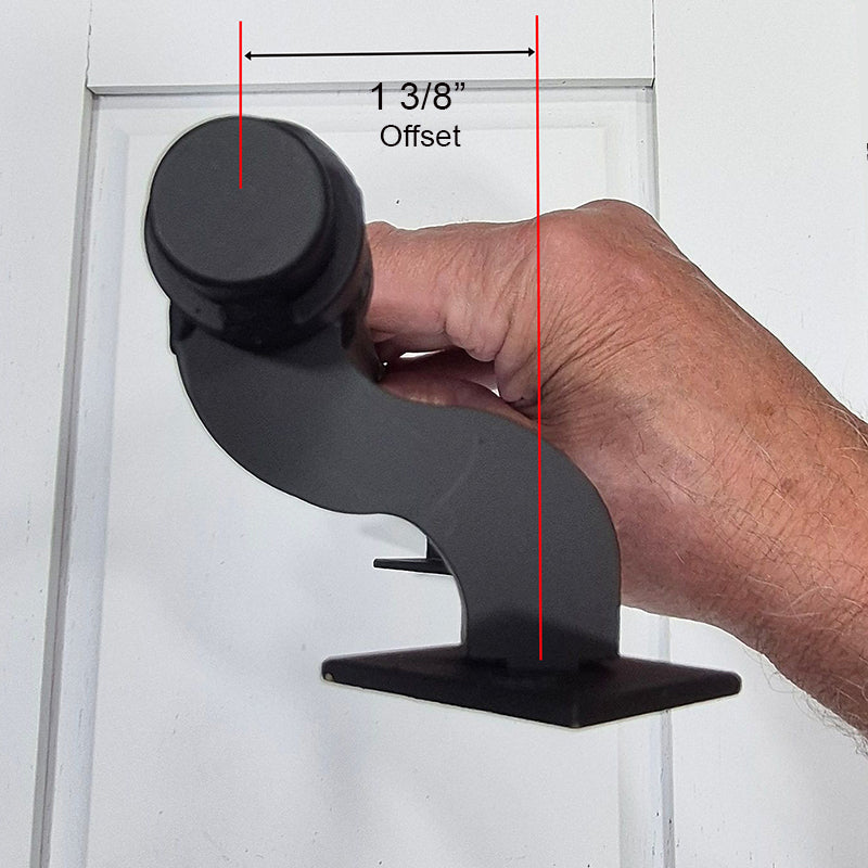 Modern Contemporary Art Deco Style #2 Offset Door Pull for Interior Doors - sold individually