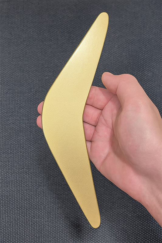 Mid Century Modern Boomerang Style Door Pull and Flush Pull Set for Interior Sliding Doors - sold as set