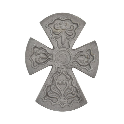 Decorative Cross - Cast Iron - 8-5/8&quot; Inch H - Multiple Finishes Available - Sold Individually