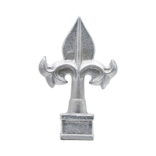 Finials / Fence Top Posts - Cast Aluminum - Boy Scout Spear Shape - 1-1/4" Inch Square Base Fits Over 3/4" Inch - 4-3/4" Inch Height - Multiple Finishes Available - Sold Individually