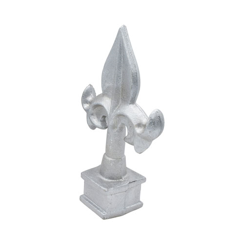 Finials / Fence Top Posts - Cast Aluminum - Boy Scout Spear Shape - 1-1/4" Inch Square Base Fits Over 3/4" Inch - 4-3/4" Inch Height - Multiple Finishes Available - Sold Individually