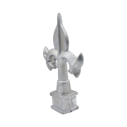 Finials / Fence Top Posts - Cast Aluminum - Boy Scout Spear Shape - 1-1/4" Inch Square Base Fits Over 3/4" Inch - 6-1/8" Inch Height - Multiple Finishes Available - Sold Individually