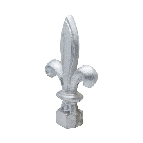 Finials / Fence Top Posts - Cast Aluminum - Fleur-de-Lis Shape - 15/16" Inch Square Base Fits Over 1/2" Inch - 5-5/8" Inch Height -Multiple Finishes Available - Sold Individually