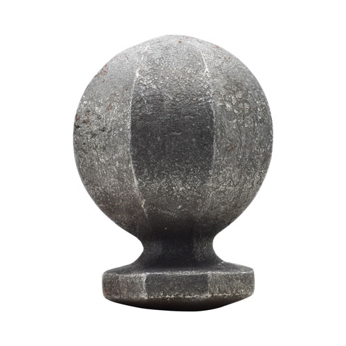 Finials / Fence Top Posts - Forged Steel - Ball / Round Shape - Multiple Sizes and Finishes Available - Sold Individually