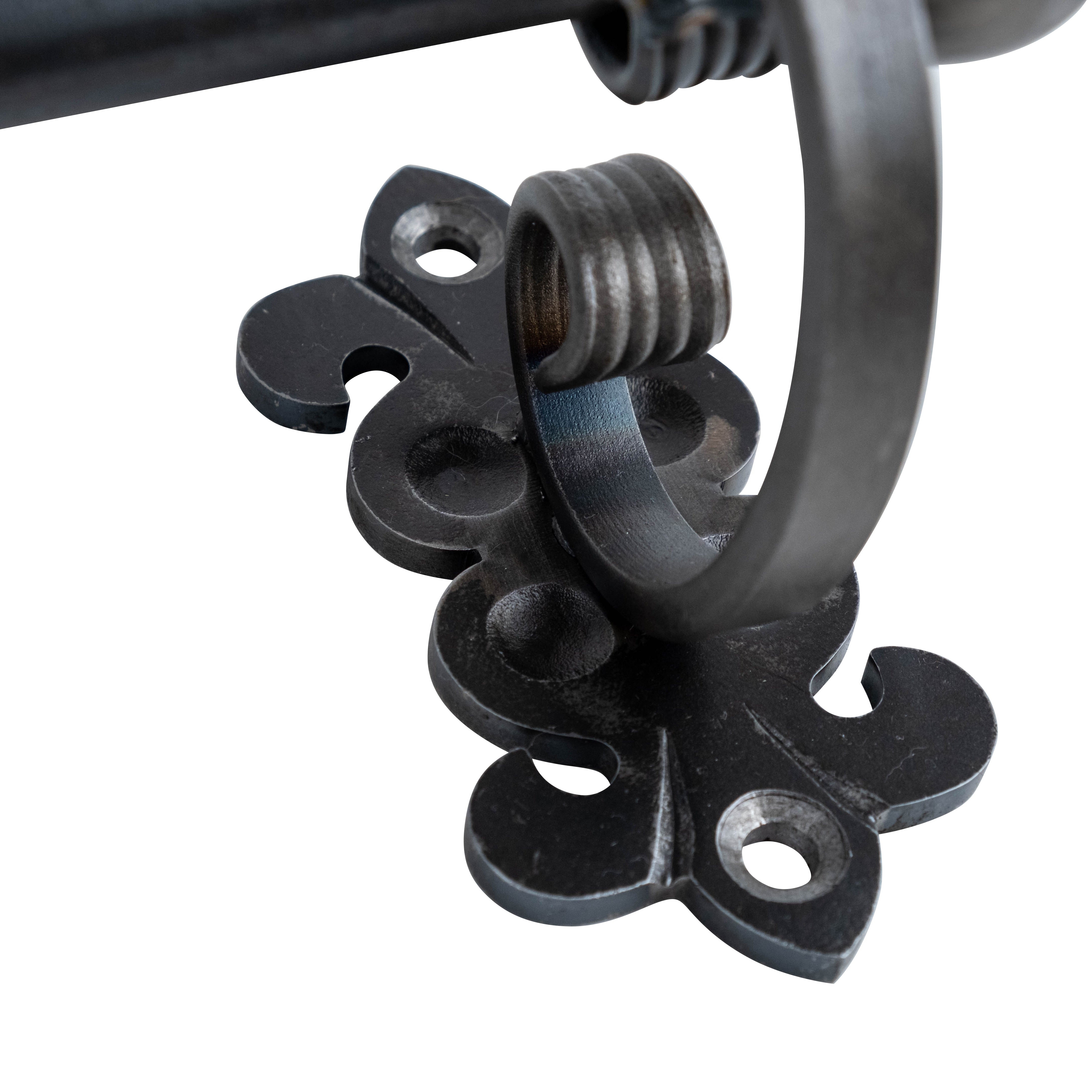 Fleur-de-lis Custom Bathroom Hardware - Towel Bar - 30" Inch - Multiple Finishes Available - Sold Individually