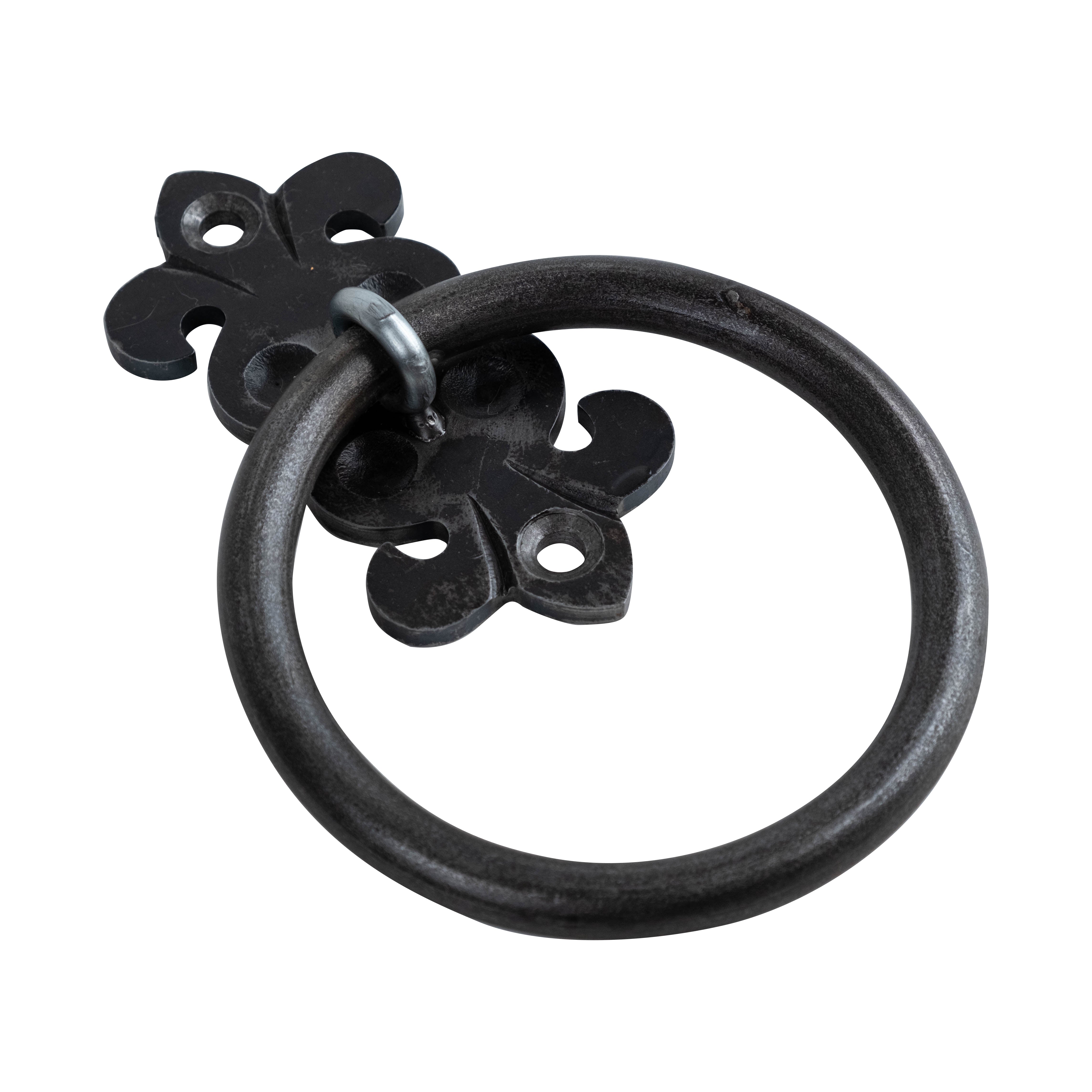 Fleur-de-lis Custom Bathroom Hardware - Towel Ring - 5" Inch - Multiple Finishes Available - Sold Individually