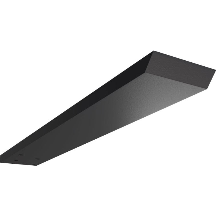 Hidden Floating Heavy Duty Steel Bracket - 2-1/2" Inch Width - Multiple Sizes Available - Black Powder Coat Finish - Sold Individually