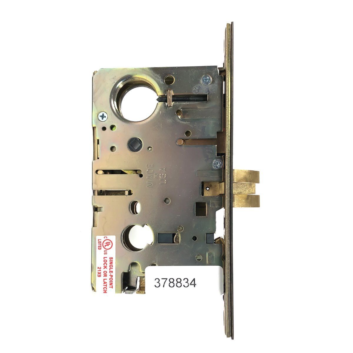 Large Bean Mortise Lock Entrance Set - Double Handle - Forged Iron - Matte Black Finish - Multiple Options Available - Sold as Set