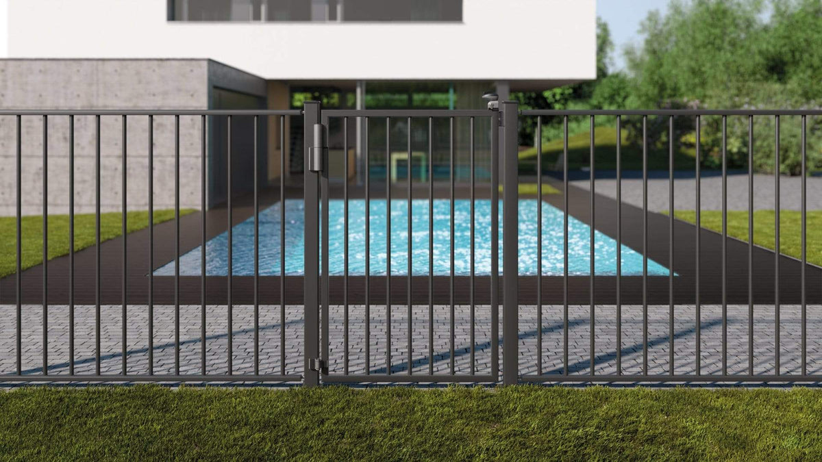 Locinox Tiger - Compact 180° Hydraulic Gate Closer And Hinge - For Gates Up To 165 Lbs - Multiple Finishes Available - Sold Individually