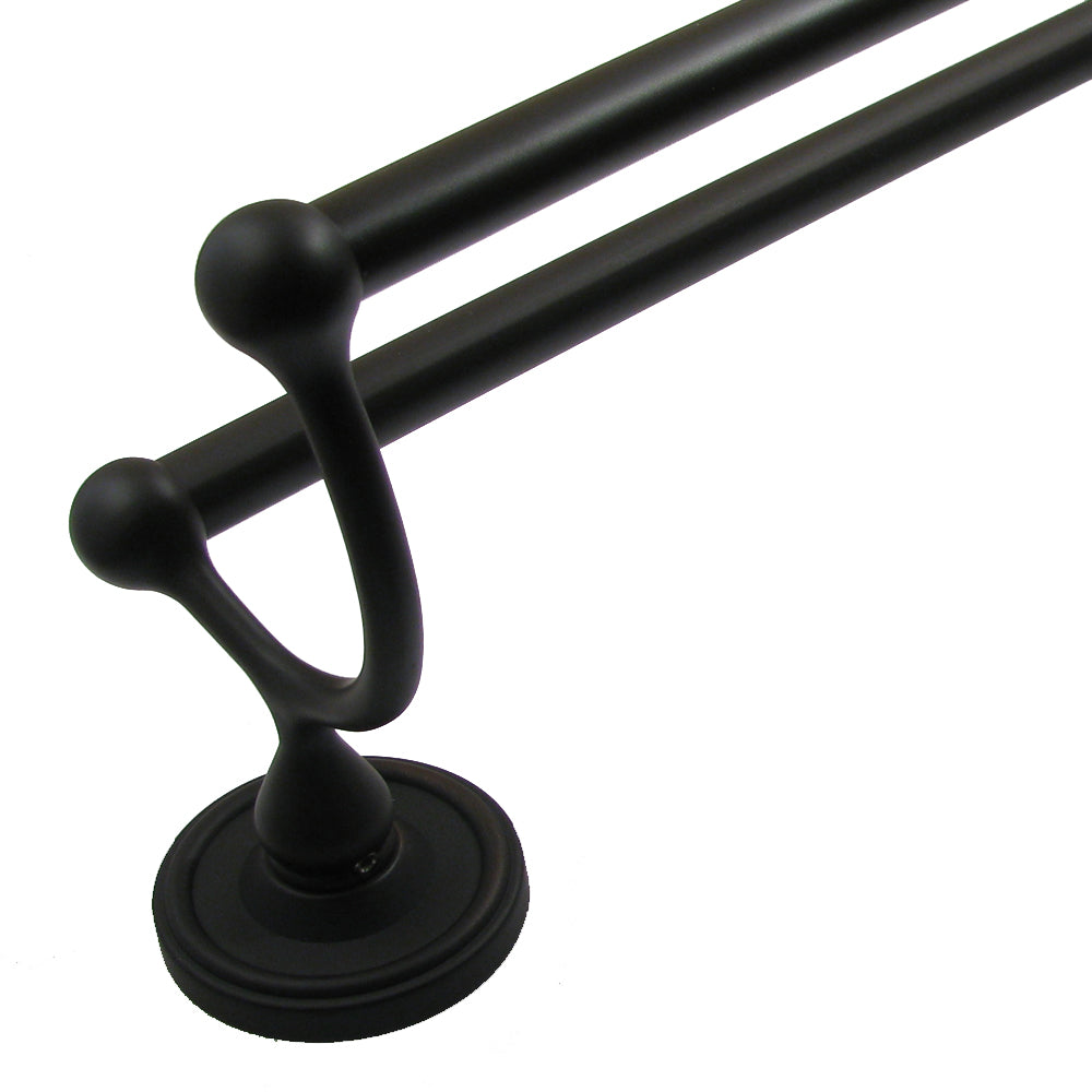 Midtowne Double Towel Bar - 24" Inch - Multiple Finishes Available - Sold Individually