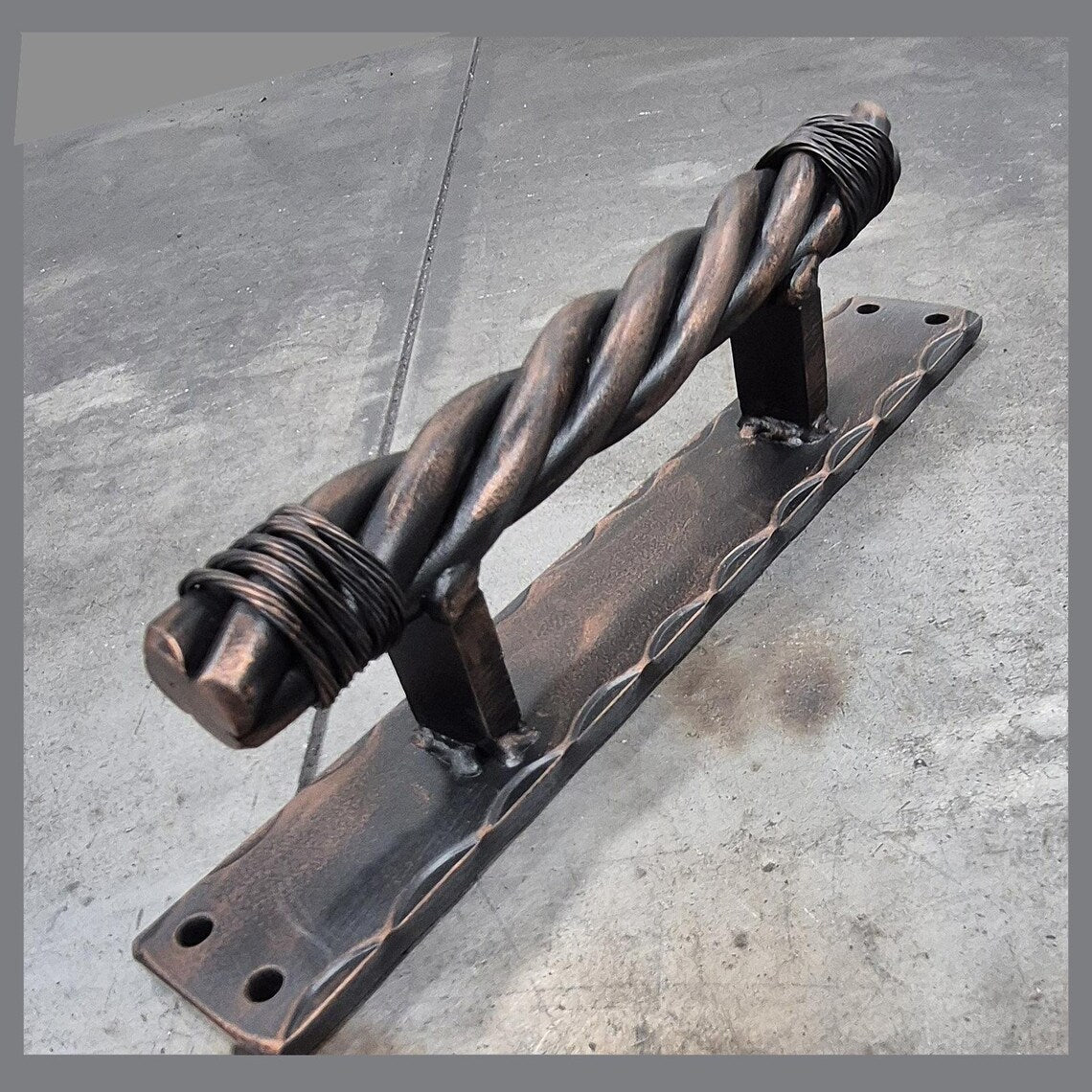 Rustler #1 Rope Style Door Pull - Barn Door Handle Pull