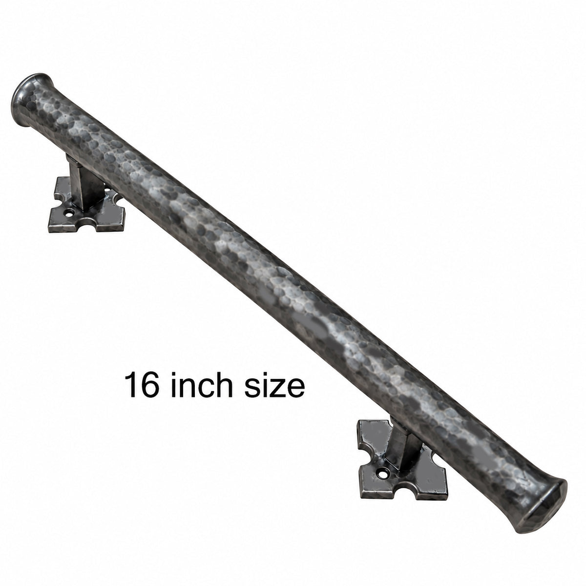 Barn Door Handle - Door Pull - Round Bar Distressed - 1" Dia. (NEW ITEM) - Multiple Finishes Available