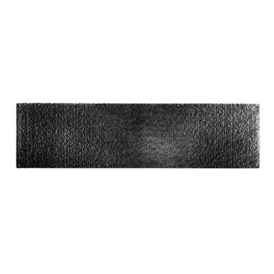 Rustic Kickplates - 5-7/8" Inch x 30" Inch - Matte Black Finish - Sold Individually