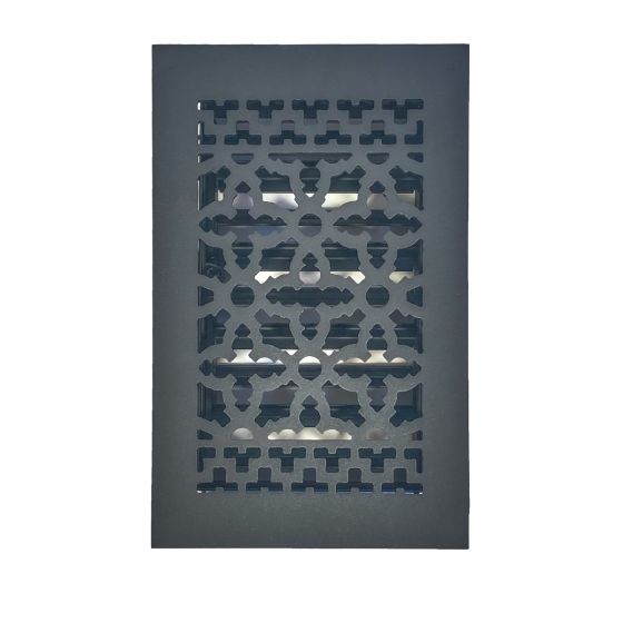 Rustic Registers Vent Covers - Cast Iron Register & Grille - Multiple Sizes Available - Matte Black Finish - Sold Individually