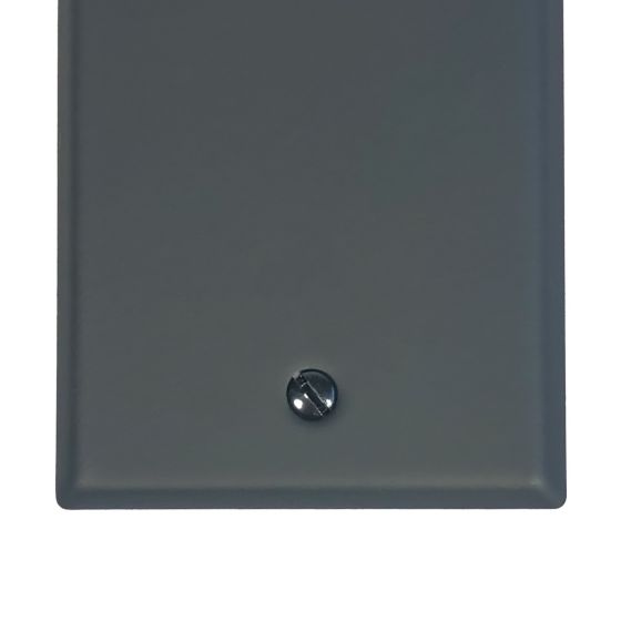 Rustic Switchplates - Blank Wall Plate - Matte Black Finish - Sold Individually