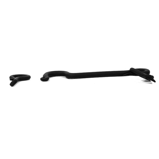 Shutter / Cabinet Latches - Hook & Eye - Multiple Sizes Available - Matte Black Finish - Sold Individually