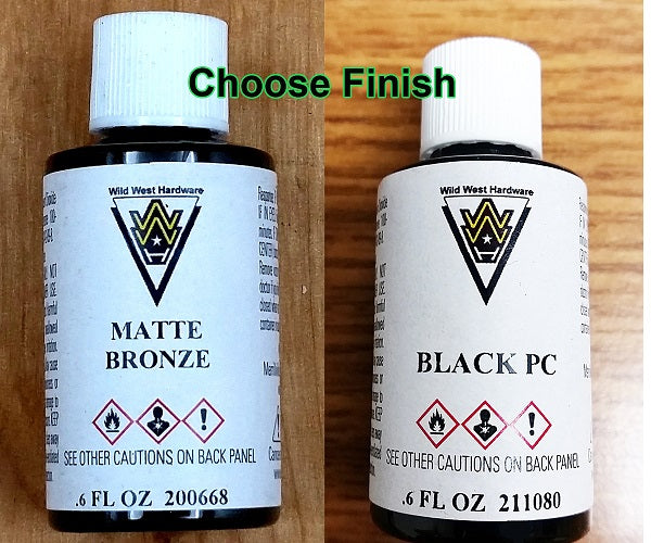 A set of touch-up paint in two colors, used to repair scratches and chips on metal surfaces, displayed on a white background.
