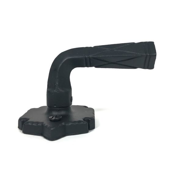 Dummy Lever - Large Warwick Rose - Iron - Matte Black Finish - Sold Individually