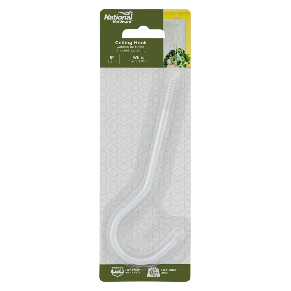 Ceiling Hooks - Multiple Finishes - Assorted Sizes