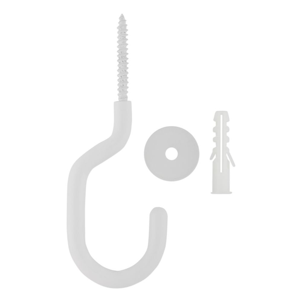 Modern Ceiling J Hook - Multiple Finishes - Sold Individually