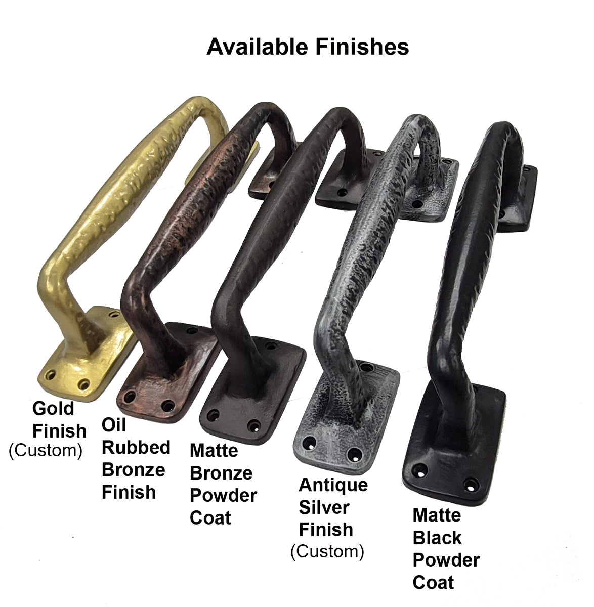 Old World Style Door Pull Appliance Pull - Multiple Finishes Available
