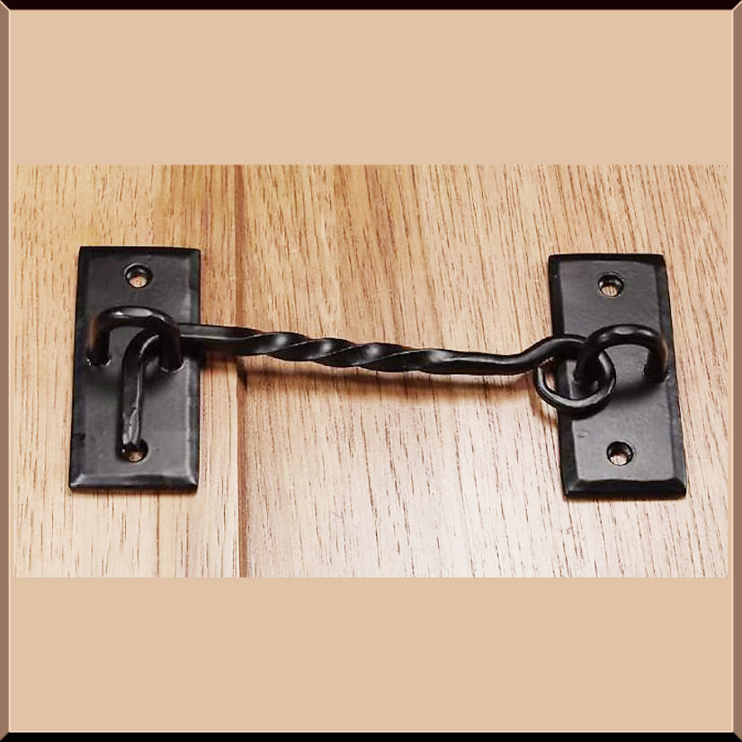 Forged Twisted Iron Cabin Hook