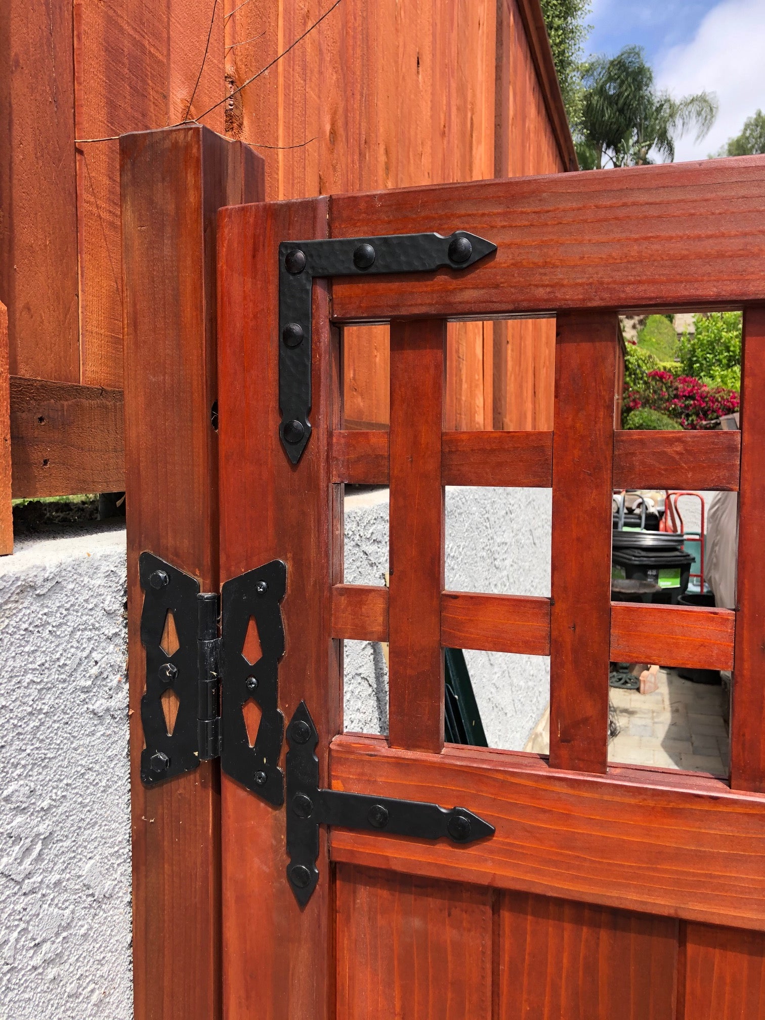 Hand-forged, Rustic Hammered Brackets, Braces - Courtesy of ER of Calif. - Wild West Hardware
