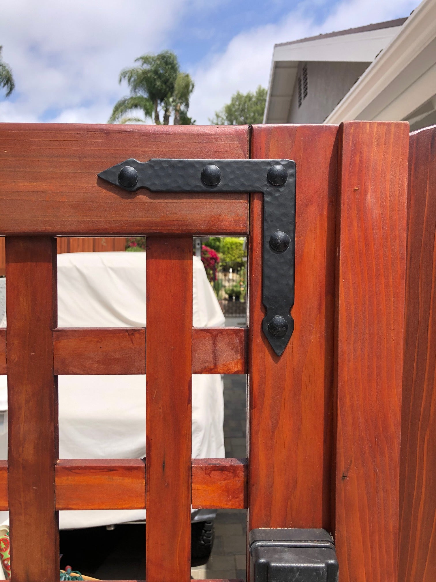 Hand-forged, Rustic Hammered Brackets, Braces - Courtesy of ER of Calif. - Wild West Hardware
