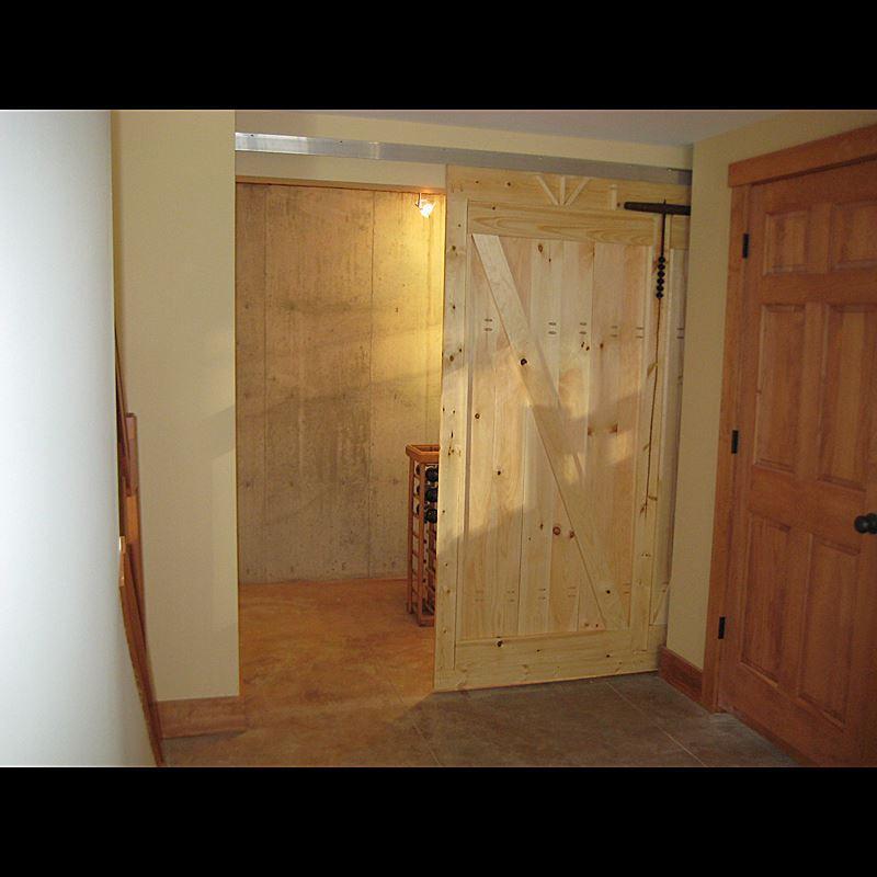 Barn Door Hardware - Modern Aluminum - 96 Inch Track for 48 Inch Doors