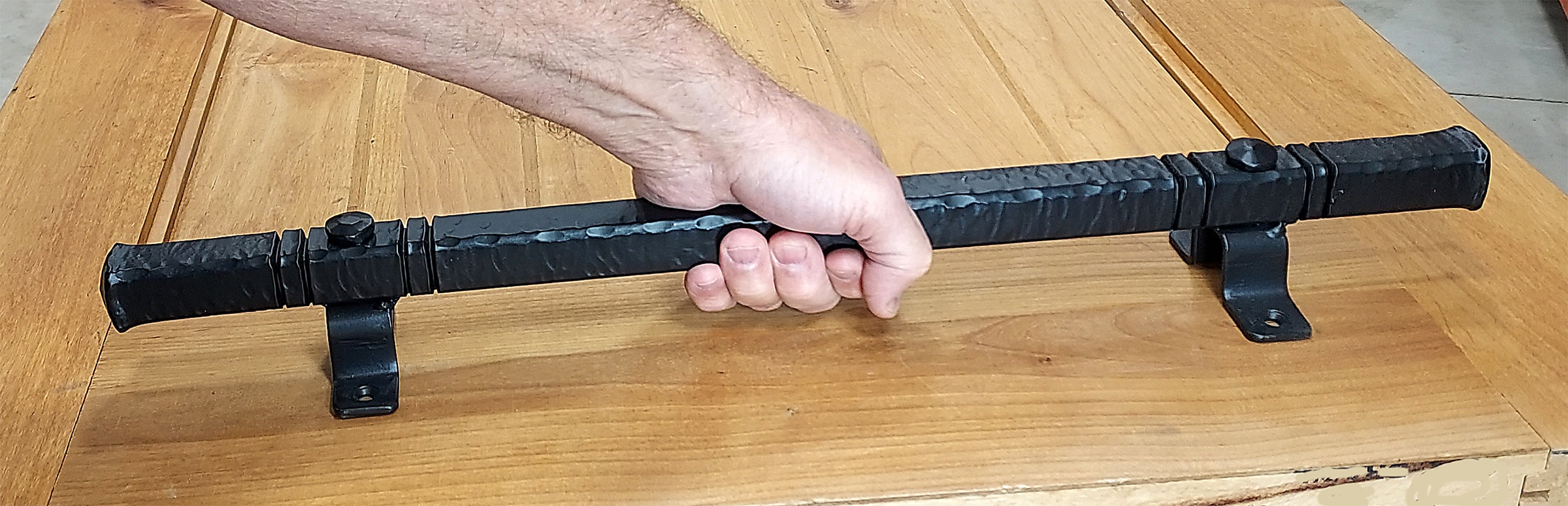 Large Bridge Door Pull Barn Door Handle 22 inches - Hand - Wild West Hardware
