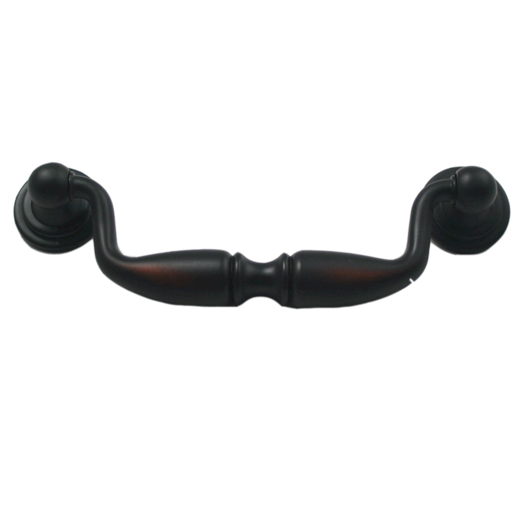Cabinet Drop Pulls - Rustic Style - 3-3/4" Inch Center to Center - Multiple Finishes Available - Sold Individually