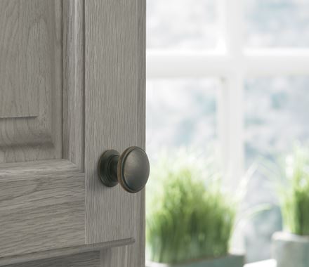 Cabinet Knobs - Ravino Series - 1-1/4" Inch - Oil Rubbed Bronze Finish - Sold Individually