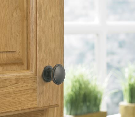 Cabinet Knobs - Ravino Series - 1-1/4" Inch - Oil Rubbed Bronze Finish - Sold Individually