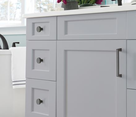 Cabinet Pulls - Blackrock Series - 5-1/16" Inch Center to Center - Black Bronze Finish - Sold Individually