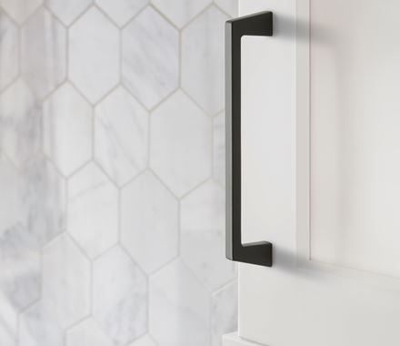 Cabinet Pulls - Blackrock Series - 6-5/16" Inch Center to Center - Black Bronze Finish - Sold Individually