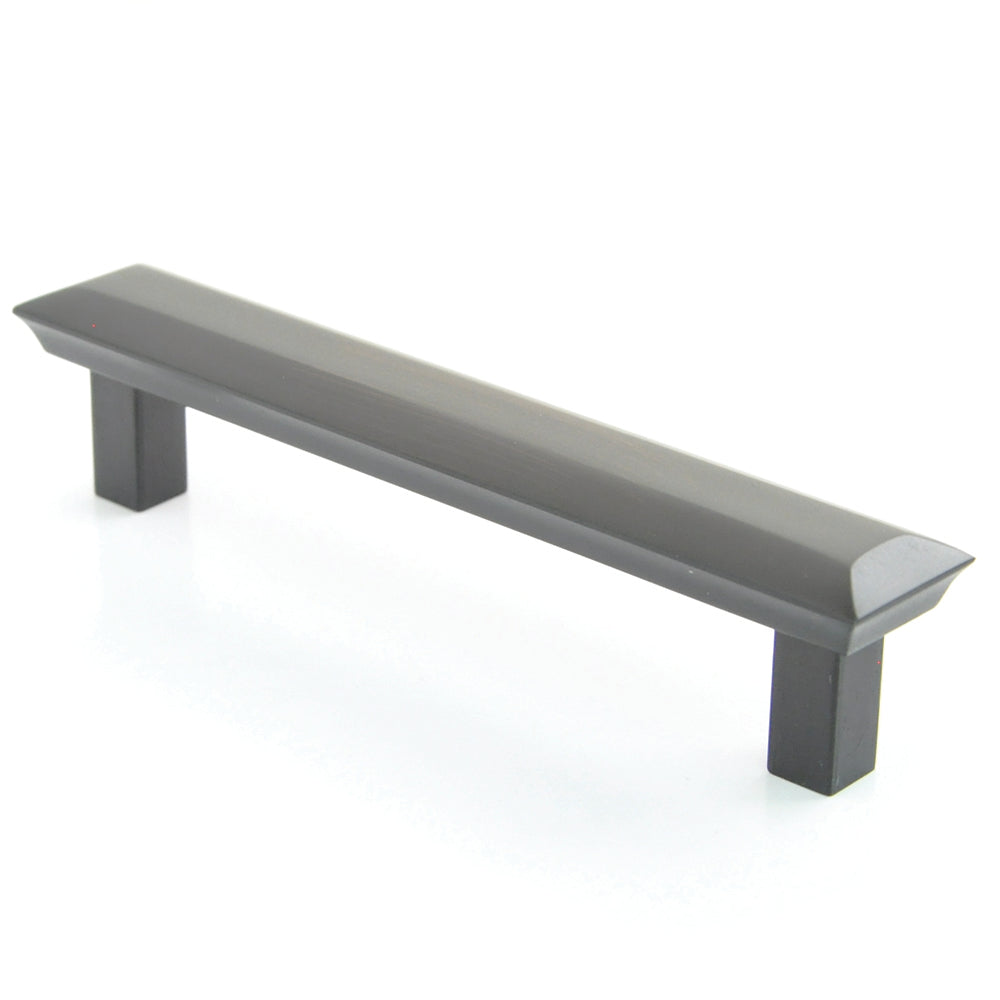 Cabinet Pulls - Contemporary Beveled Style - 4" Inch to 6" Inch Sizes Available - Multiple Finishes Available - Sold Individually
