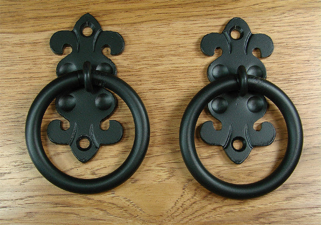 Euro Style #2 - 4&quot; ring pull or door knocker - Wild West Hardware