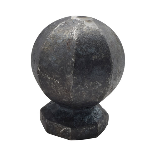 Finials / Fence Top Posts - Forged Steel - Ball / Round Shape - Multiple Sizes and Finishes Available - Sold Individually