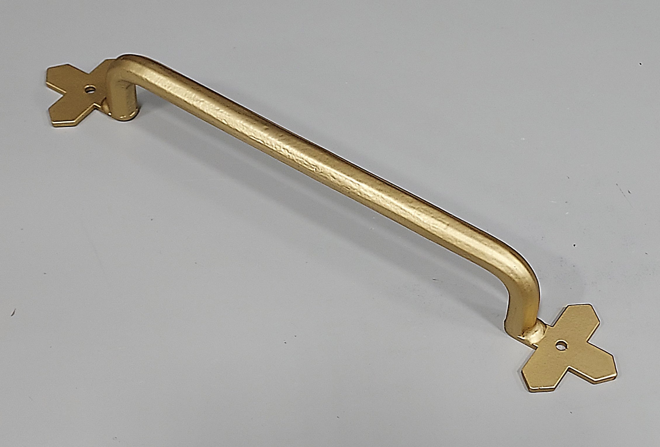 Gold Barn Door Handle 2 - Old World - Wild West Hardware