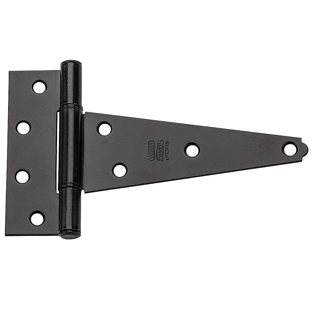 Heavy-duty black T-hinges