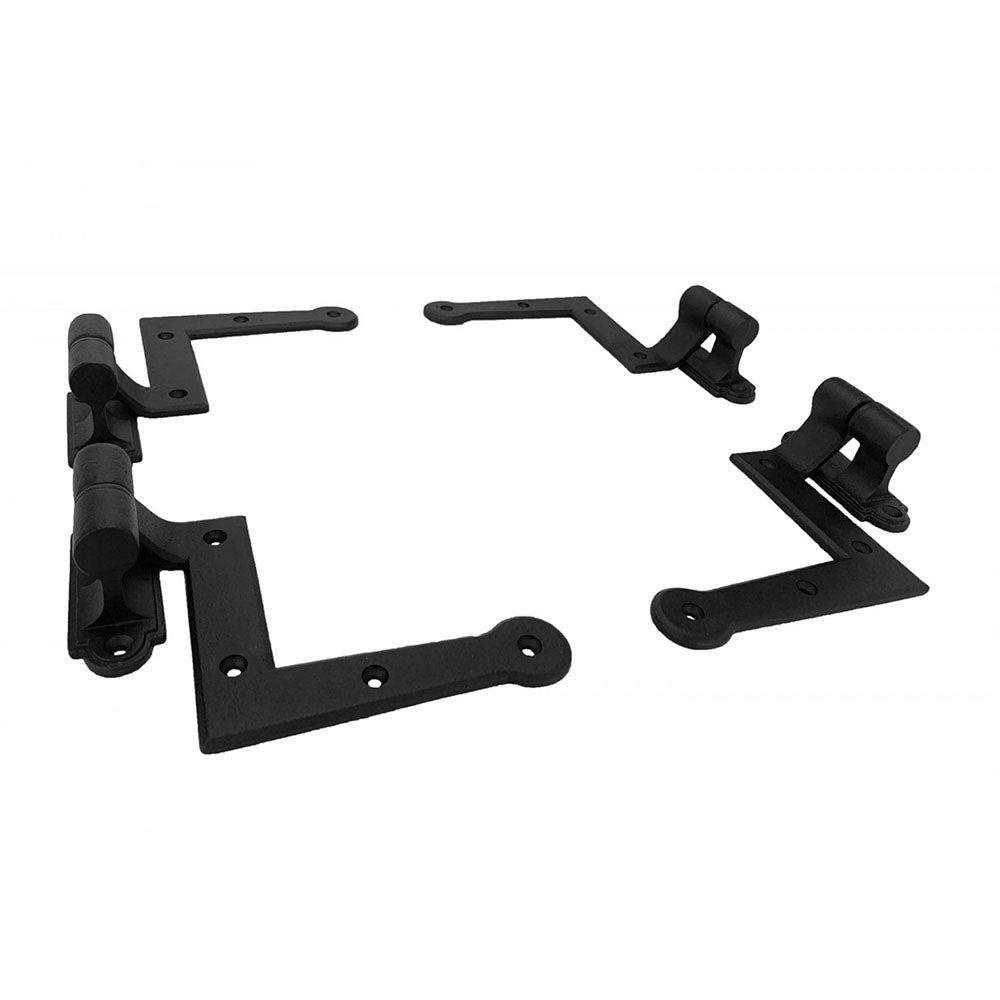 L Style Shutter Hinges NY Style Set 1 1/2 Inch Offset Main 3