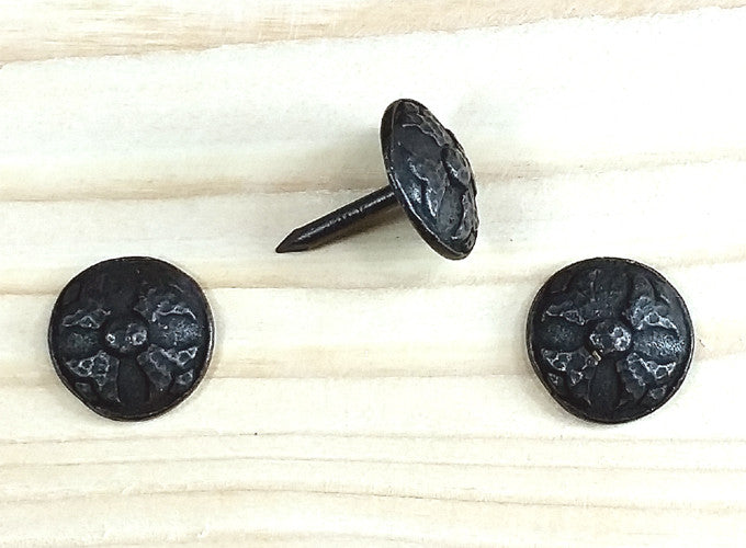 OLD WORLD Style Clavos - Smaller 3/4" diameter head, Oil Rubbed Bronze finish - Wild West Hardware