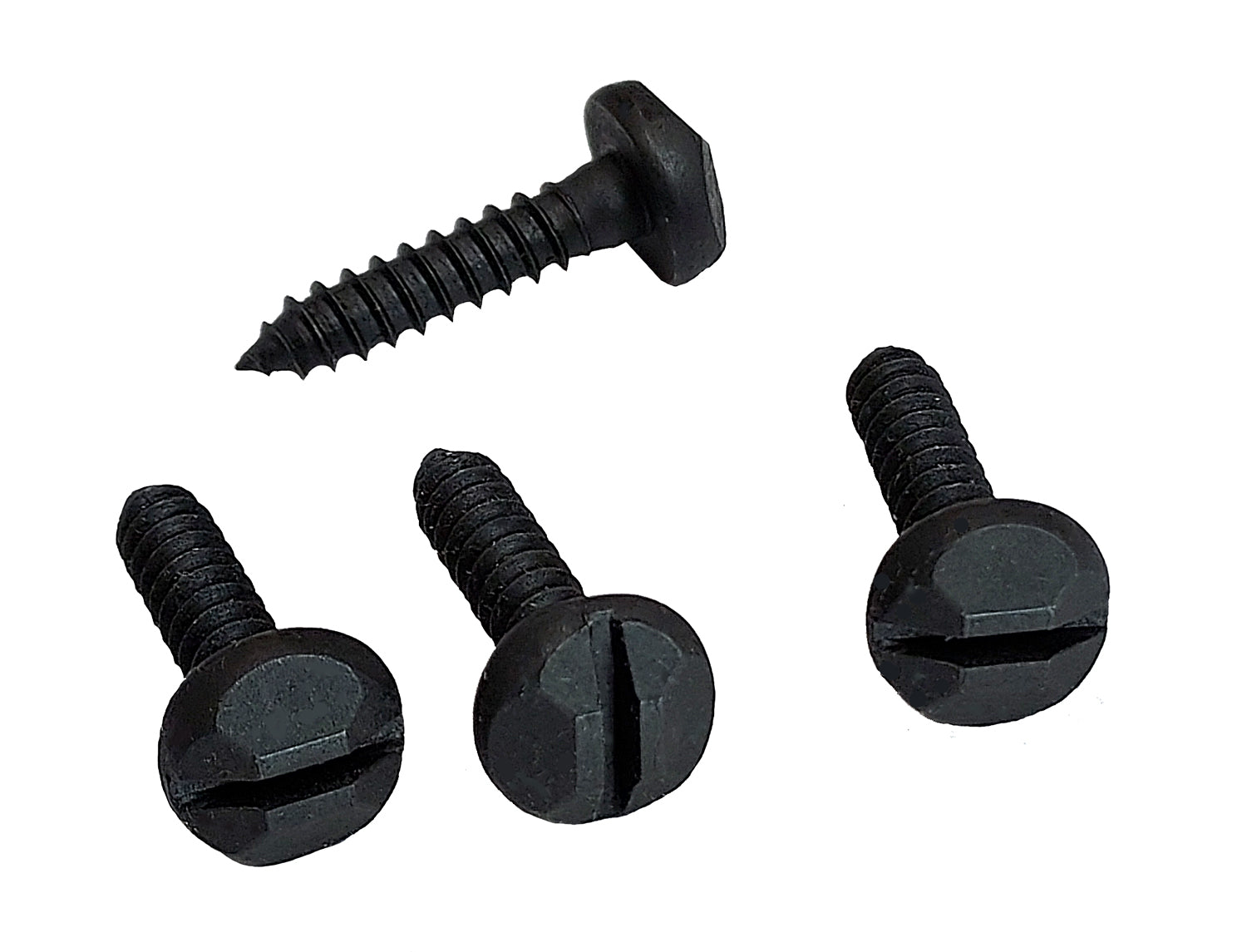 Rustic Screw #12 x 1" - Black phosphate finish - Wild West Hardware
