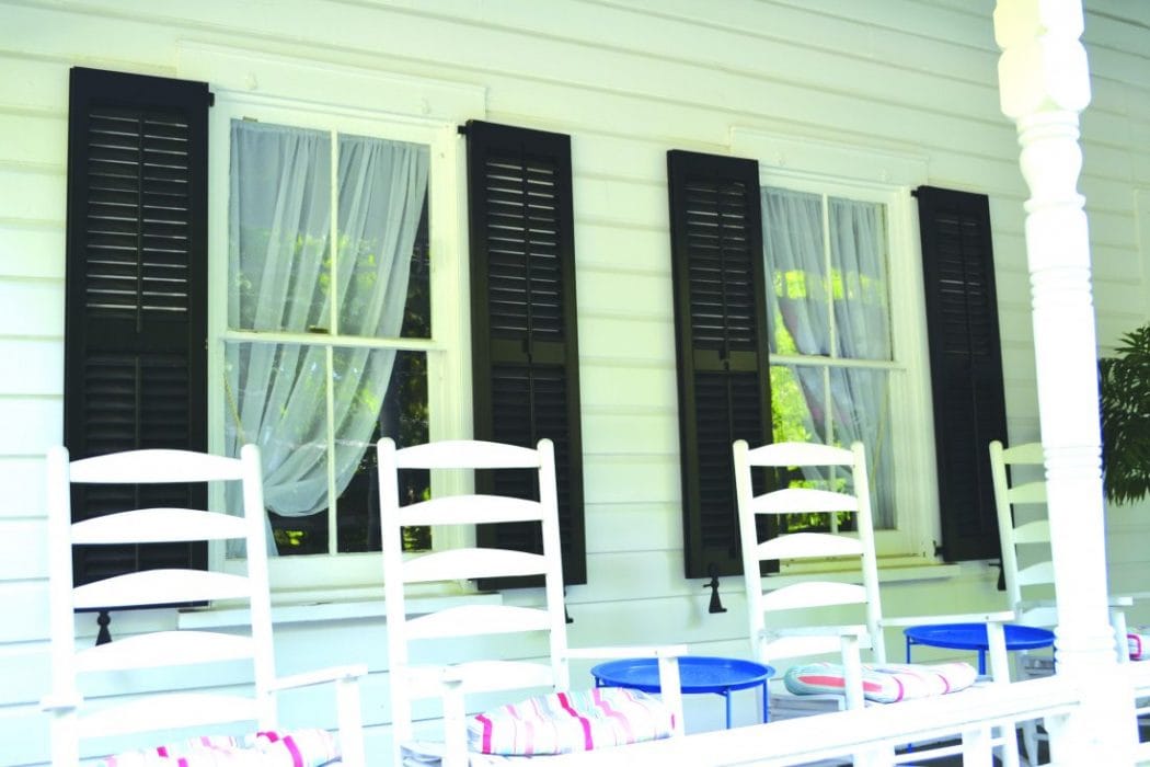 Shutter Dogs / Tiebacks - Georgetown with Lag, Large - 6-1/4" Inch - Forged Steel - Black Powder Coat - Sold in Pairs