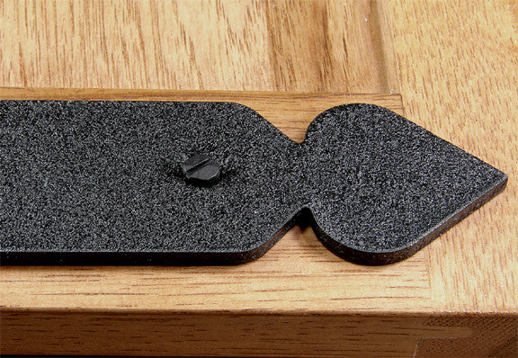 Large Premium Spear Brackets 12" size, Textured finish - Wild West Hardware