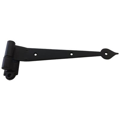 Strap hinge for shutters - 12 inch - 1 inch offset
